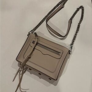 Rebecca Minkoff Beige/Blush Avery Chain Crossbody Bag